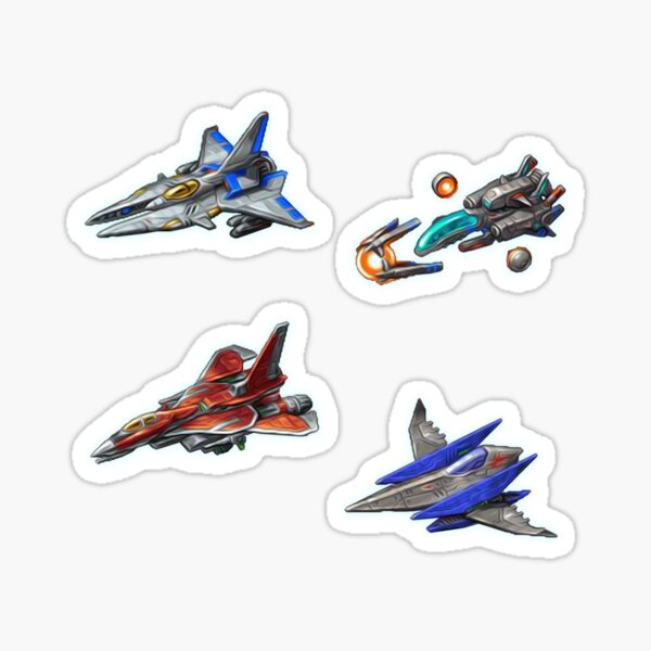 Item preview, Shmups Sticker Pack 01 designed and sold by KakafutyCorp.
