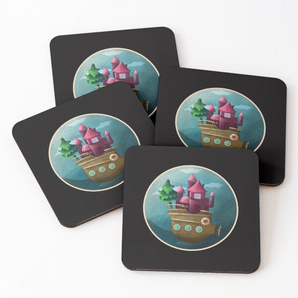 Item preview, pink house in a boat designed and sold by Pacesyte.