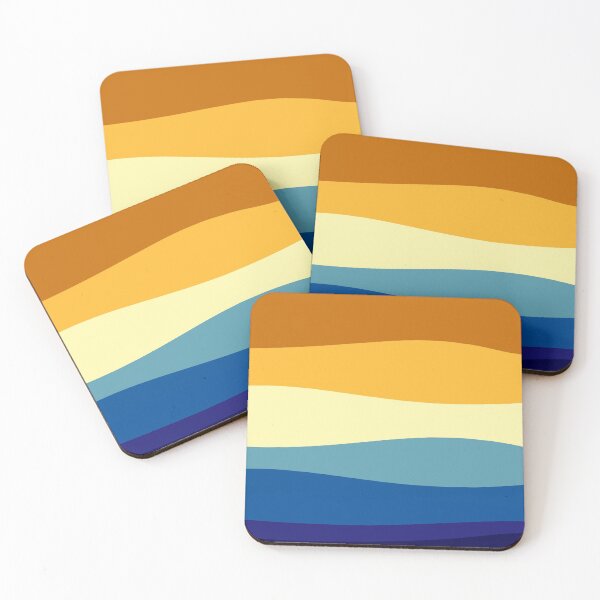 Item preview, Retro Colors Waves designed and sold by Timegraf.