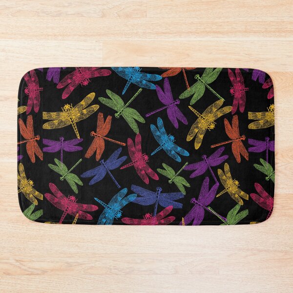 Item preview, COLORFUL DRAGONFLIES ABSTRACT FLYING PATTERN designed and sold by samArtline.