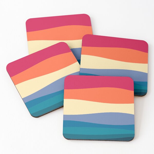 Item preview, Retro Colors Waves designed and sold by Timegraf.