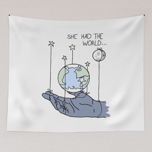 Item preview, She Had The World Lyrics designed and sold by PlatypusDoodles.