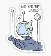 She Had The World Lyrics Sticker
