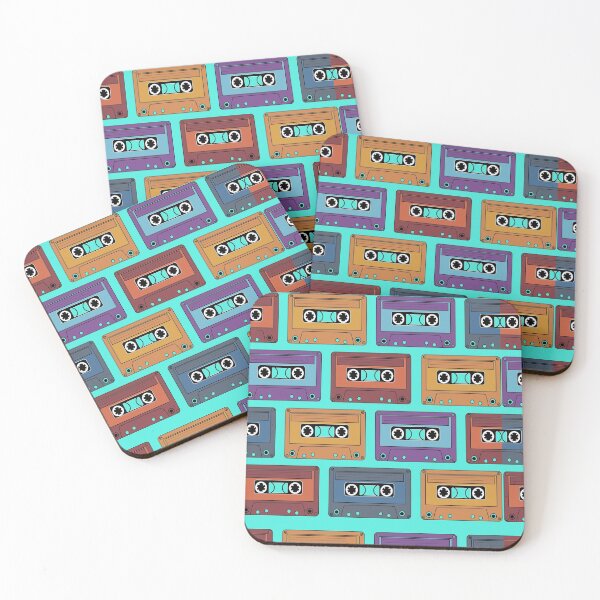 Item preview, Cassette Retro Pattern designed and sold by titanosdesign.