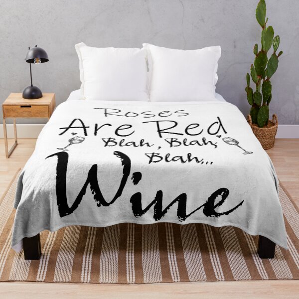 Item preview, Roses Are Red Blah Blah Blah Wine Funny Wine designed and sold by ilias13.
