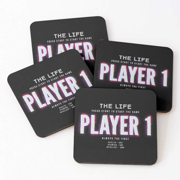 Item preview, Player 1 - RETRO GAME designed and sold by SWAPBit.
