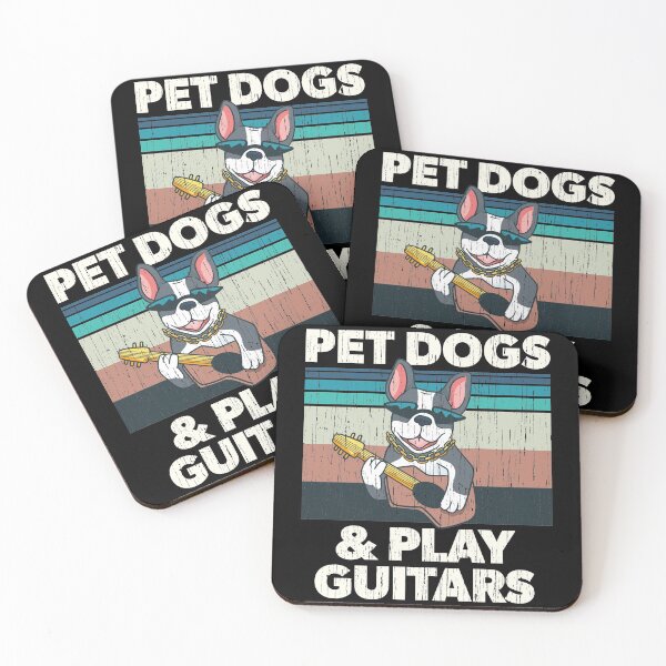 Item preview, Pet Dogs and Play Guitars Vintage Design designed and sold by justjonboy.