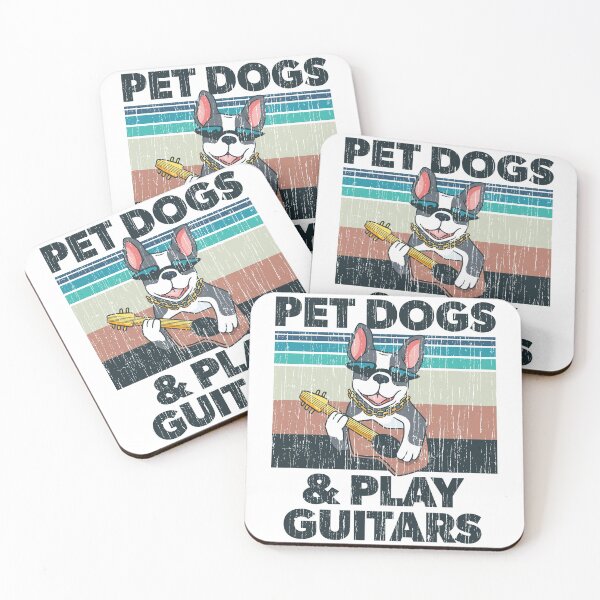 Item preview, Pet Dogs and Play Guitars Vintage Design designed and sold by justjonboy.