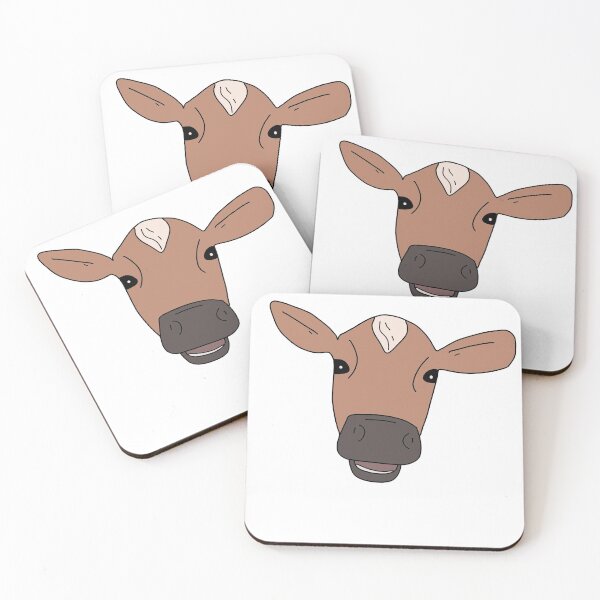 Item preview, Brown cow designed and sold by confused-cow.