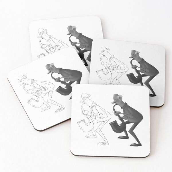 Item preview, Saxophone player designed and sold by TWOmieArt.