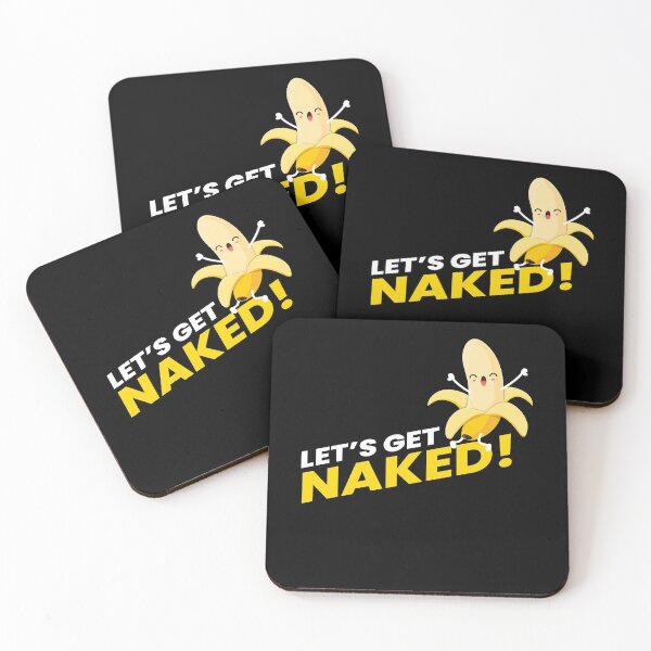 Item preview, Lets Get Naked Banana Fruit Fruit designed and sold by MooonTees.