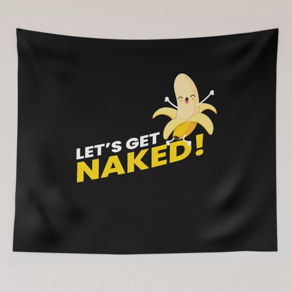 Item preview, Lets Get Naked Banana Fruit Fruit designed and sold by MooonTees.