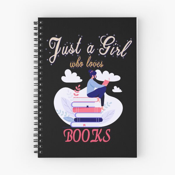 Item preview, Just a girl who loves Books Lover Bookaholic Bookworm Reader lover reading book Library bookish Dad Mom Boy gifts teen Birth-day funny love Gift designed and sold by abdev.
