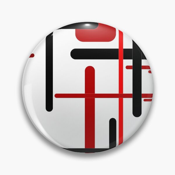 Item preview, Red, black and white lines designed and sold by CreaKat.