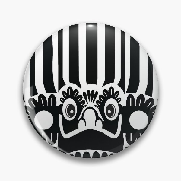 Item preview, Sri Lanka Yaka Mask - Yaka Devil mask-black and white designed and sold by ZoneGraphics.