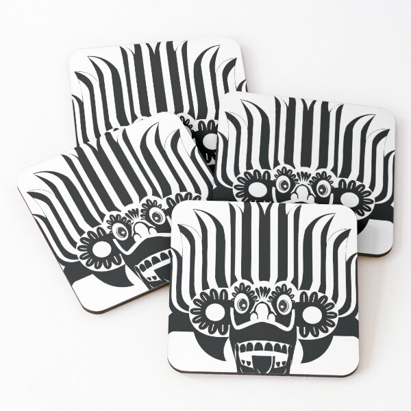 Item preview, Sri Lanka Yaka Mask - Yaka Devil mask-black and white designed and sold by ZoneGraphics.