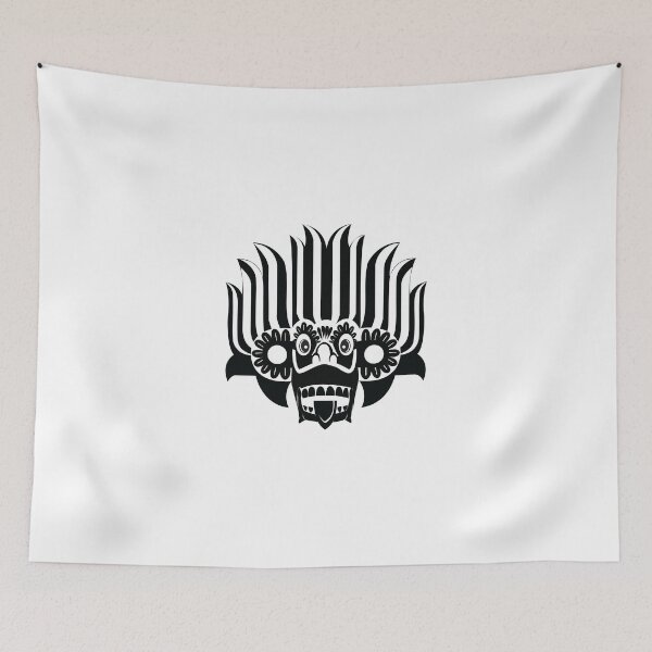 Item preview, Sri Lanka Yaka Mask - Yaka Devil mask-black and white designed and sold by ZoneGraphics.