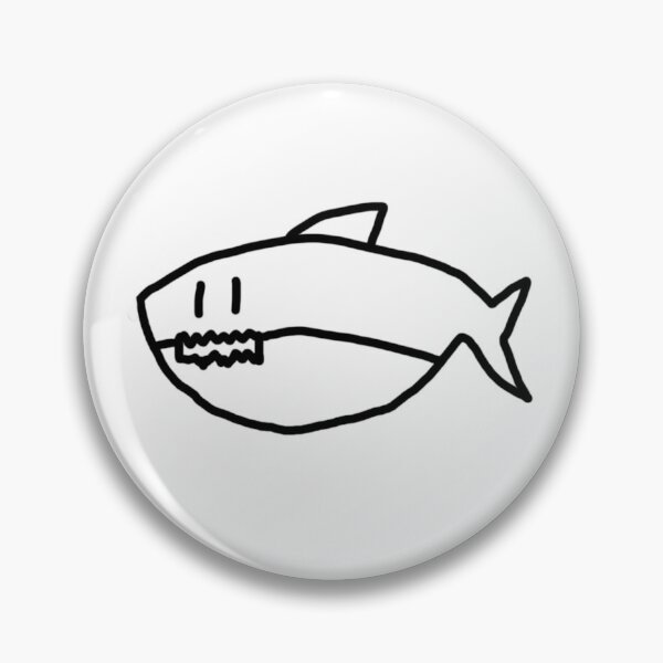 Item preview, Cute Shark Drawing designed and sold by SONStudio0901.