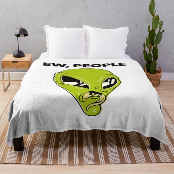 Item preview, Ew People Funny Humor Green Alien Design designed and sold by justjonboy.