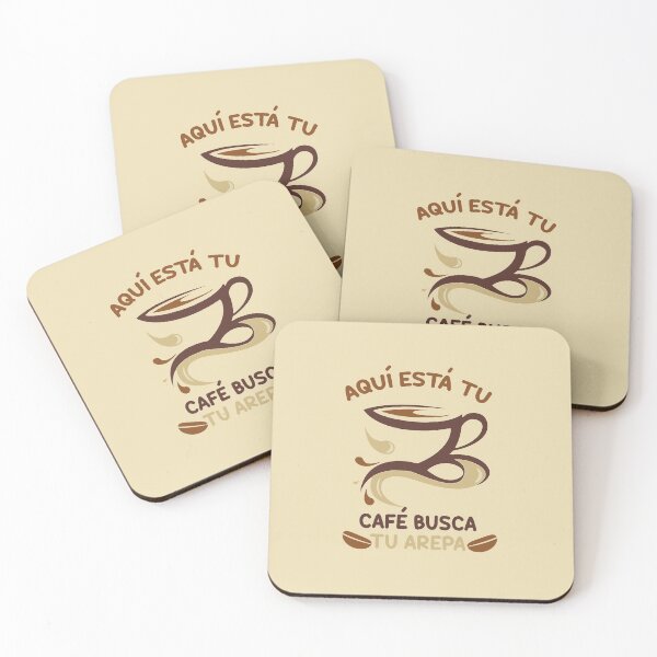 Item preview, Aquí está tu café busca tu Arepa designed and sold by obedtheartist.