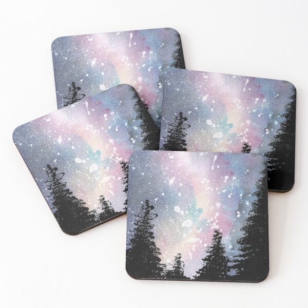 Item preview, Milky Way Watercolor Landscape designed and sold by Danica Templeton.