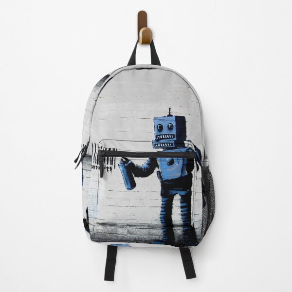 Item preview, GRAFFITI ROBOT BARCODE BANKSY designed and sold by T-paw.