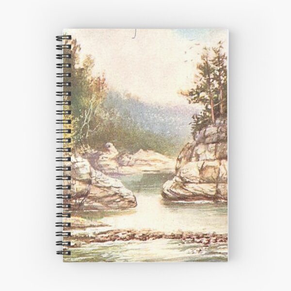 Item preview, Vintage Illustration of Randolph's Leap on the Findhorn, Forres, Morayshire designed and sold by yourscotland.