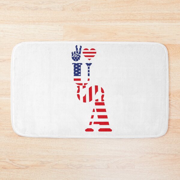Item preview, Peace Love America Softstyle Tee- Unisex T-Shirt designed and sold by Zosef-artist.