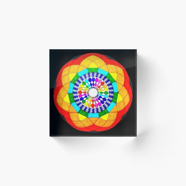 Aperçu de l'œuvre Rainbow Mandala créée et vendue par SpiroCat.