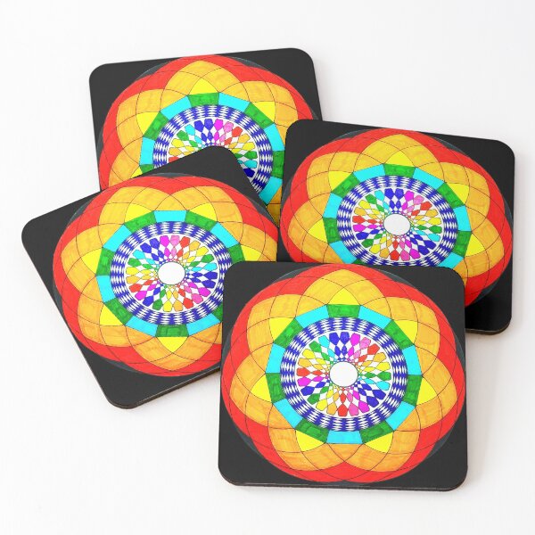 Item preview, Rainbow Mandala designed and sold by SpiroCat.