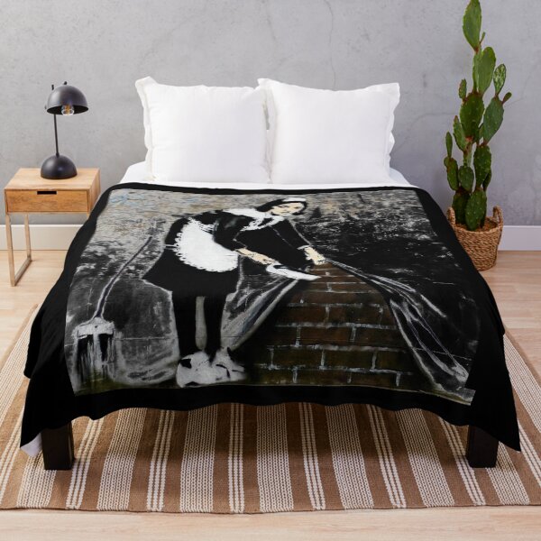 Item preview, GRAFFITI MAID IN LONDON banksy black designed and sold by T-paw.