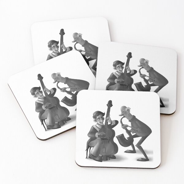 Item preview, Sax and Cello players designed and sold by TWOmieArt.