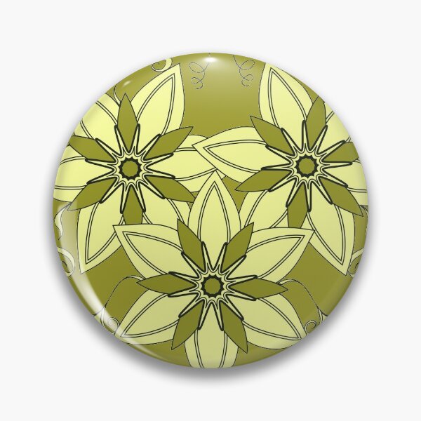 Item preview, gold flowers designed and sold by AlinNova.