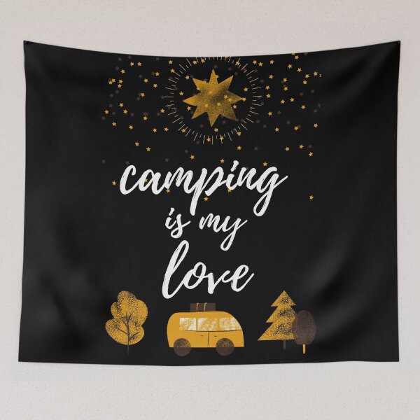 Item preview, Camping is my love designed and sold by AmineMorchid.