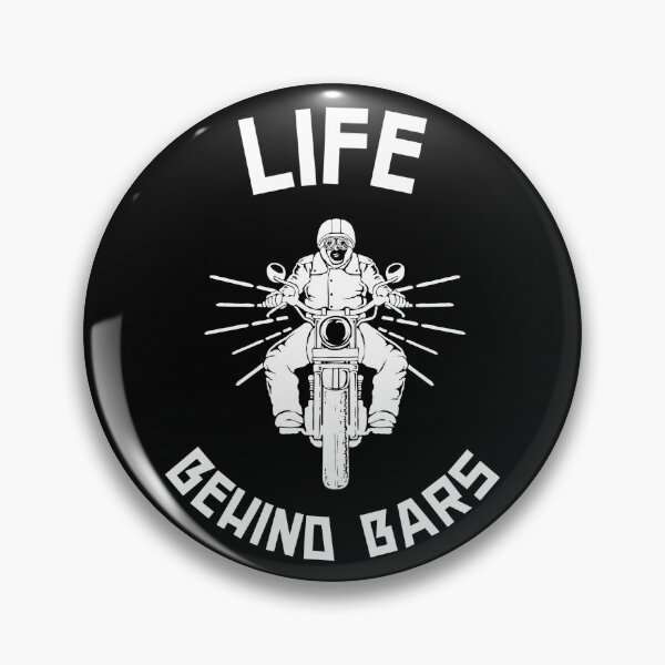 Item preview, Life Behind Bars - Motorcycle/Biker Shirt designed and sold by ShirtTrendz.