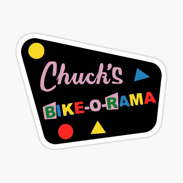 Chucks Bike O Rama Sticker
