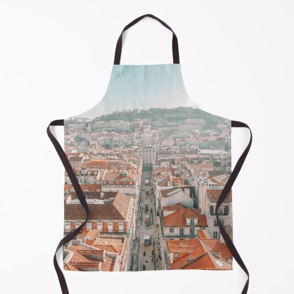 Item preview, Lisbon Portugal city streets rooftops on a sunny day balconies Europe city designed and sold by MindChirp.