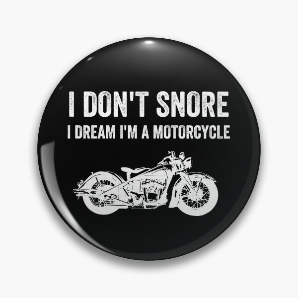 Artikelvorschau, Ich schnarche nicht, ich träume, ich bin ein Motorrad - lustiges Motorrad/Biker-Shirt entworfen und verkauft von ShirtTrendz.