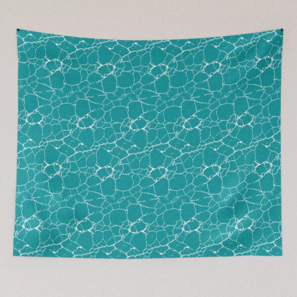 Item preview, Turquoise Blue Marble Pattern designed and sold by bubblyshades.