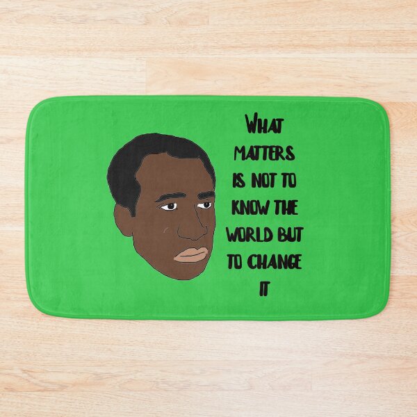 Item preview, Frantz Fanon "Change The World" Quote designed and sold by RevolutionInPaint.