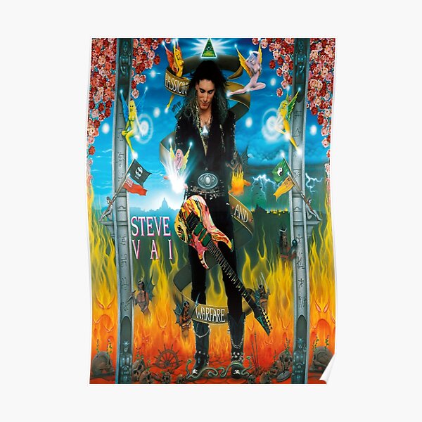 STYLE DE MUSIQUE GUITARISTE STEVE VAI 2016 Poster