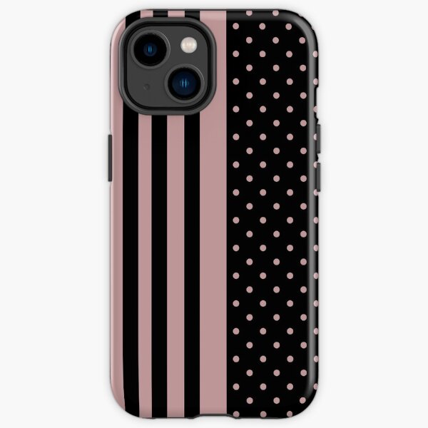 Vertical Stripes and Polka iPhone Tough Case