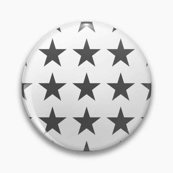 Item preview, Medium CHARCOAL GREY STARS on WHITE  designed and sold by RachelMacht.