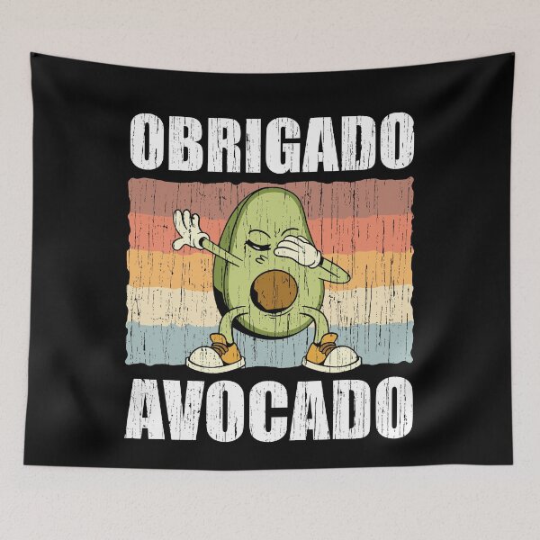 Item preview, National Avocado Day Design Obrigado Avocado designed and sold by justjonboy.