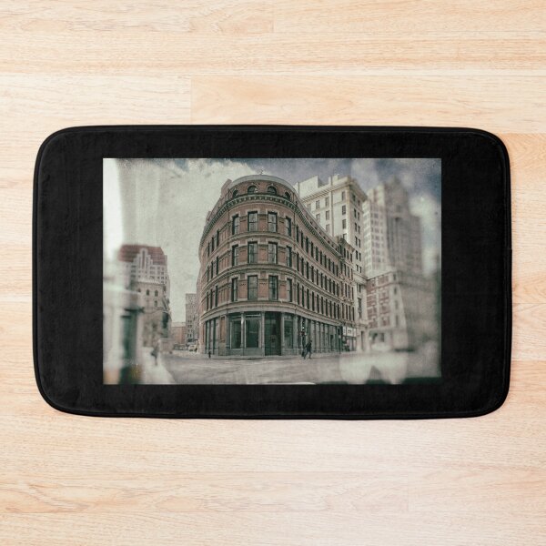 Item preview, Colorized Old Flat Iron Building at Corner of Franklin and Devonshire Boston Massachusetts designed and sold by Stephen Orsillo.