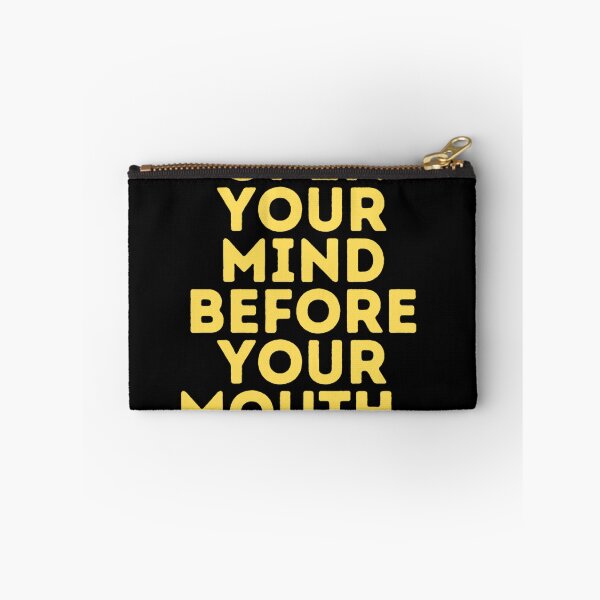 Item preview, Open your mind before your mouth| Motivation Quote designed and sold by namipaliso.
