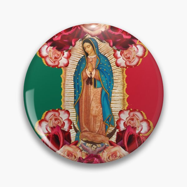 Item preview, The Virgin Of Guadalupe, Flag of Mexico designed and sold by vagonart.