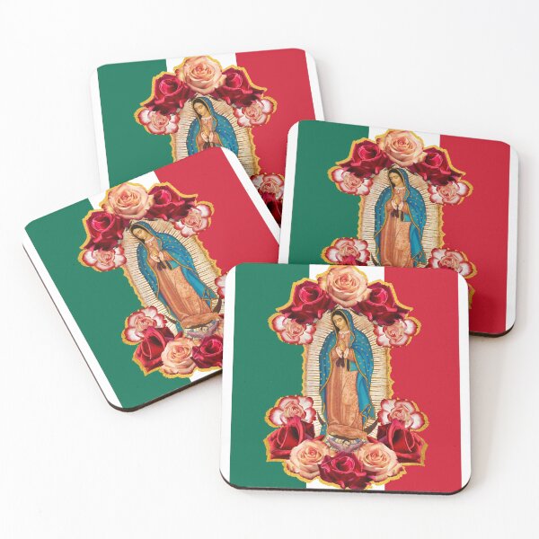 Item preview, The Virgin Of Guadalupe, Flag of Mexico designed and sold by vagonart.