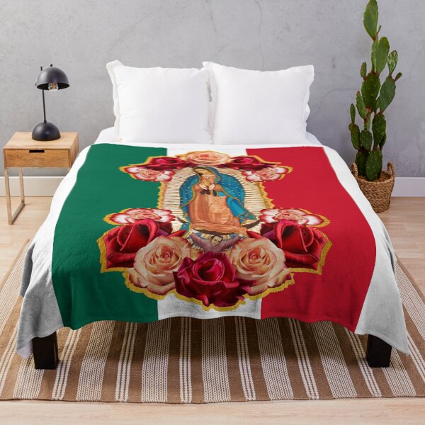 Item preview, The Virgin Of Guadalupe, Flag of Mexico designed and sold by vagonart.