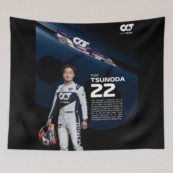 Item preview, F1 Yuki Tsunoda 22 designed and sold by classicdshop.